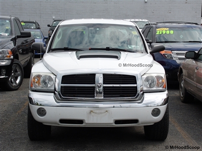 2005 - 2011 Dodge Dakota Hood Scoop Kit With Grille Insert HS009 unpainted or painted