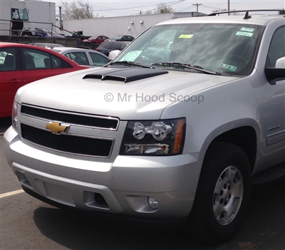 2007 - 2014 Chevy Tahoe Hood Scoop Kit With Grille Inserts HS002 unpainted or painted