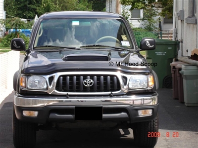 1995 - 2004 Toyota Tacoma Hood Scoop Kit With Grille Insert HS009 unpainted or painted