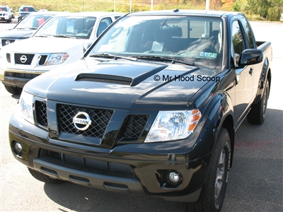 1998 - 2017 Nissan Frontier Hood Scoop Kit With Grille Insert HS009 unpainted or painted