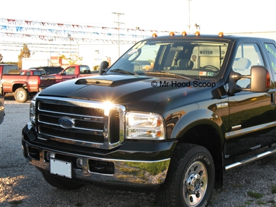 1999 - 2007 Ford F250 F-250 F350 F-350 Super Duty Hood Scoop Kit With Grille Inserts HS009 unpainted or painted