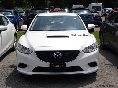 2013 - 2017 Mazda 6 Hood Scoop Kit With Grille Inserts HS003 unpainted or painted